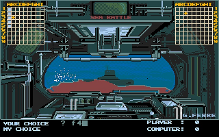 Bataille Navale atari screenshot